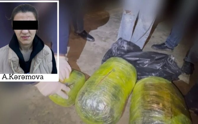Sabirabadda 25 yaşlı qadın 14 kiloqram narkotiklə saxlanıldı