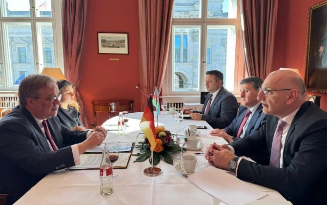 Elçin Əmirbəyov Almaniyada mühüm görüşlər keçirdi - FOTOLAR