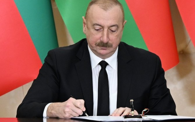 Prezident Kənd Təsərrüfatı Nazirliyi ilə bağlı fərman imzaladı