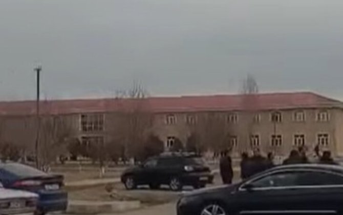 İran dronunun Naxçıvanda məktəb yaxınlığına düşdüyü anın - VİDEOSU