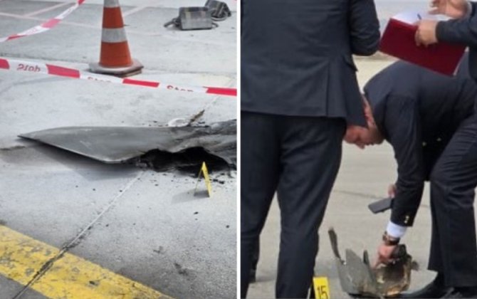 Naxçıvan aeroportunun uçuş-eniş zolağına da zərər dəyib - Fotolar
