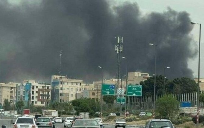 Tehranda güclü partlayışlar - VİDEO