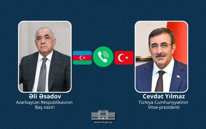 Əli Əsədov ilə Cevdet Yılmaz arasında telefon danışığı olub
