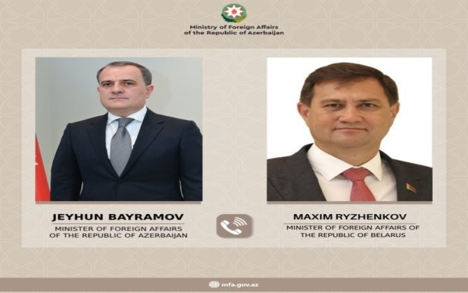 Azərbaycan və Belarus XİN rəhbərlərinin telefon danışığı olub
