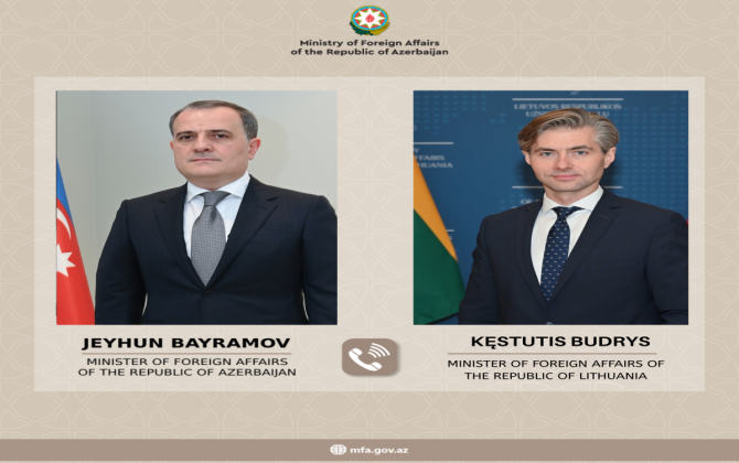 Kestutis Budris Ceyhun Bayramova zəng edib