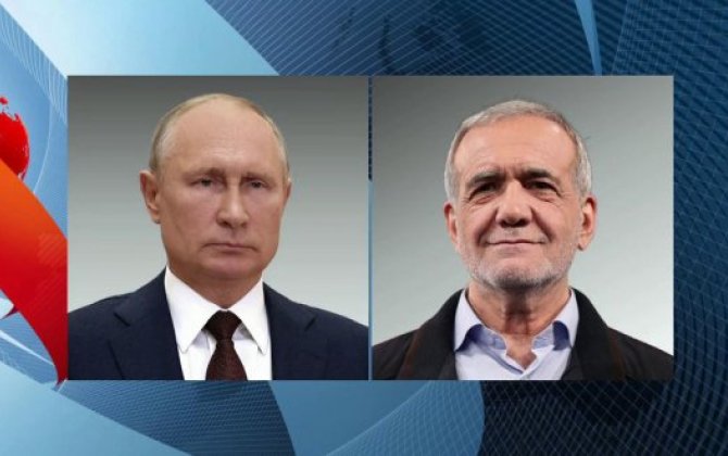 Путин переговорил с Пезешкианом