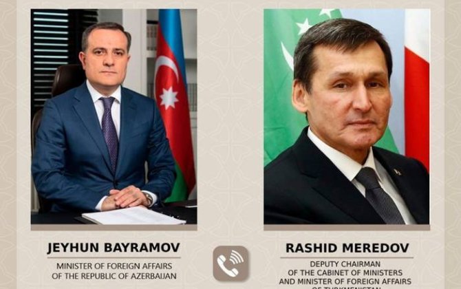 Джейхун Байрамов обсудил с туркменским коллегой удары иранских дронов по Нахчывану