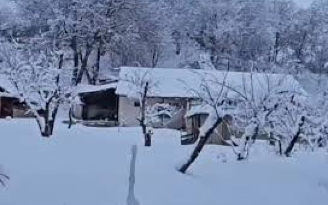Высота снежного покрова в Нахчыване превысила один метр