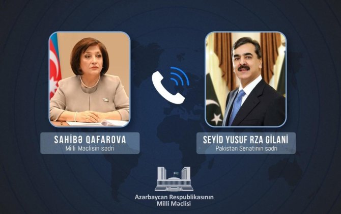 Milli Məclis və Pakistan Senatının sədrləri İranın Naxçıvana dron hücumunu pisləyiblər