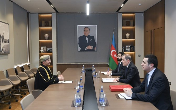 Ceyhun Bayramov Omanın qeyri-rezident səfirini qəbul edib - FOTO