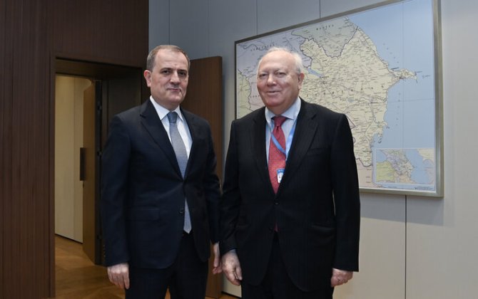 Ceyhun Bayramov BMT-nin Sivilizasiyalar Alyansının ali nümayəndəsi ilə görüşdü - FOTO