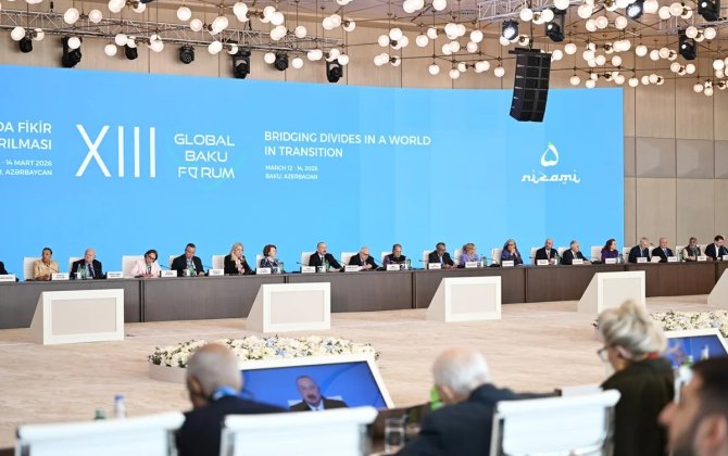 İlham Əliyev XIII Qlobal Bakı Forumunun açılış mərasimində çıxış edib - YENİLƏNİB
