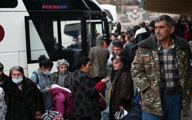Ermənistan Moskvanın Qarabağı könüllü tərk edən ermənilərə humanitar yardımından imtina edib