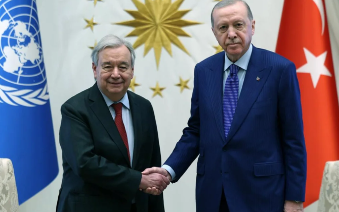 Antonio Quterreş Türkiyədə səfərdədir - FOTO