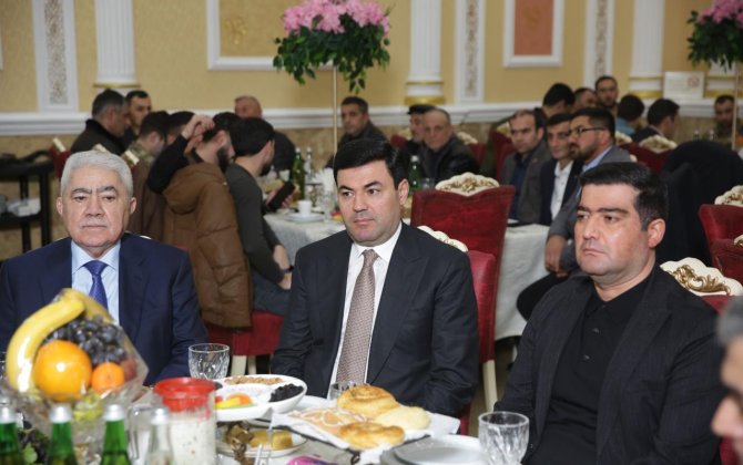 Ağalar Vəliyev iftar mərasimi təşkil etdi - Şəhid, qazi ailələrinə, ağsaqqalara bayram sovqatları göndərdi - FOTO