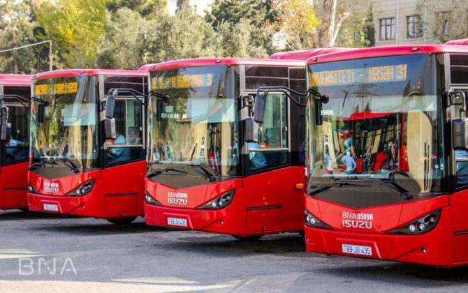 Bu avtobusların hərəkət sxemi dəyişdirilir