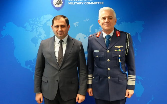 Ermənistan və Aİ müdafiə sahəsində əməkdaşlığı müzakirə ediblər