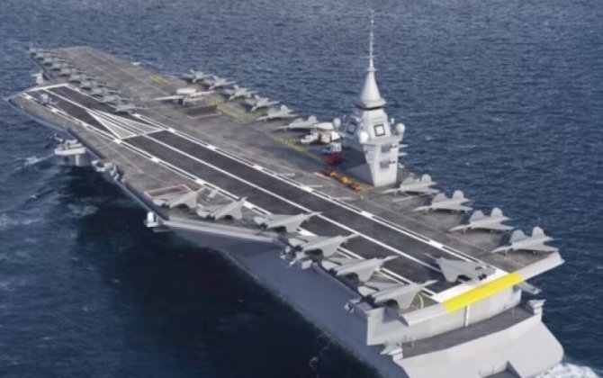 Fransanın 80 min tonluq yeni nüvə aviadaşıyıcısı hazırlanır