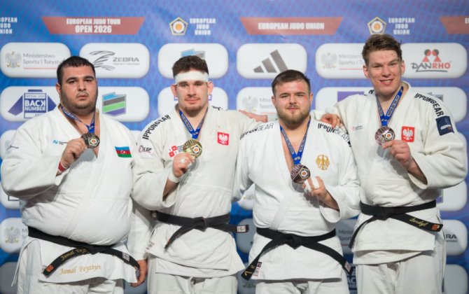 Азербайджанские дзюдоисты завоевали медали на Открытом чемпионате Европы
