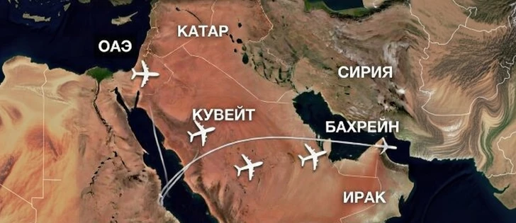 Бахрейн и Кувейт продлили запрет на полеты еще на 12 часов-ОБНОВЛЯЕТСЯ