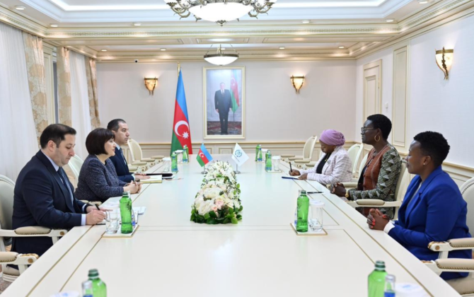 Сахиба Гафарова встретилась с президентом Межпарламентского Союза