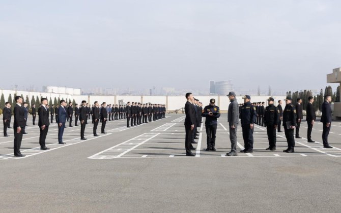 Vilayət Eyvazov Bakıda sıra baxışı keçirib - VİDEO