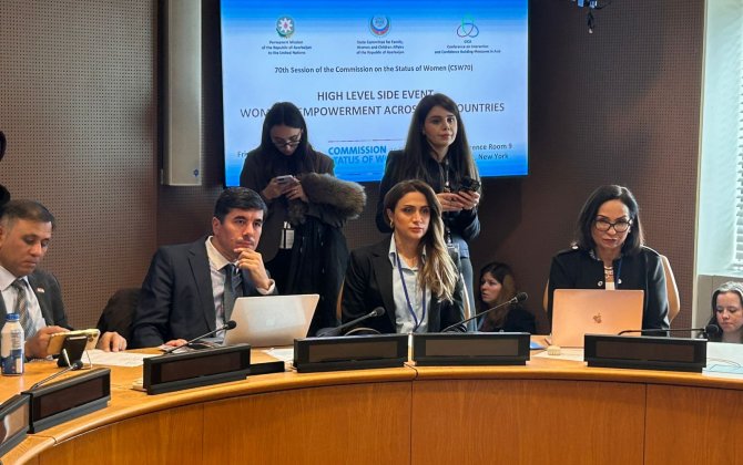 BMT-nin konfransında Azərbaycanın QHT təmsilçiləri də iştirak edir - FOTO