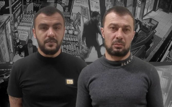 Bakıda marketdə soyğunçuluq edilib - VİDEO