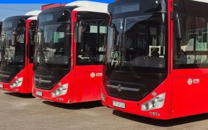 Bakıda 202 nömrəli marşrutun avtobusları yenilənir