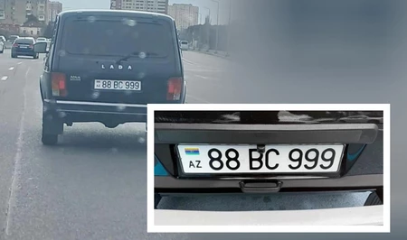 В Баку появились государственные номерные знаки с новым региональным кодом