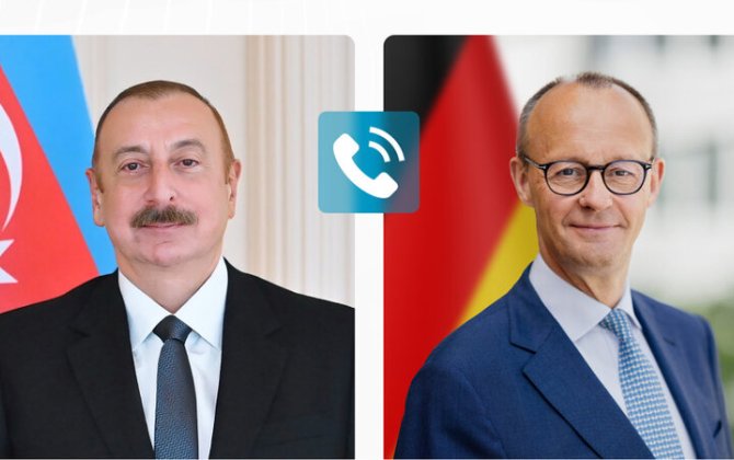 Ильхам Алиев и Фридрих Мерц провели переговоры