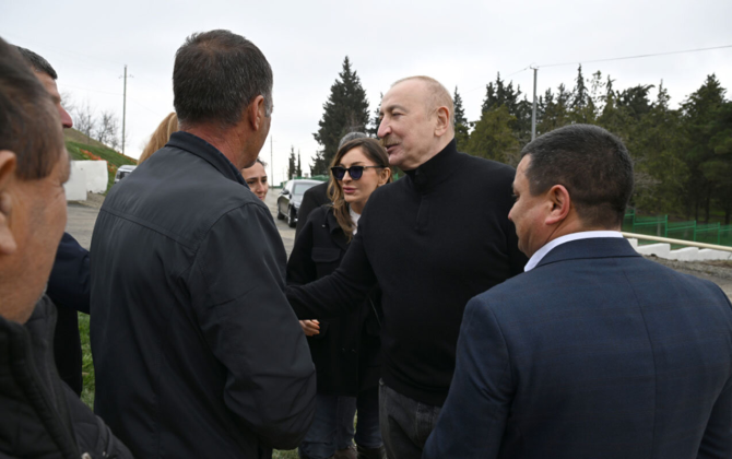 “Yaxşı nümunə göstərirsiniz, gərək əhali artsın” -Prezidentdən 6 uşaqlı ataya