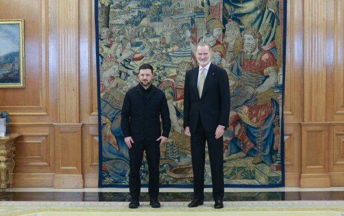 Фелипе VI принял Зеленского в Мадриде