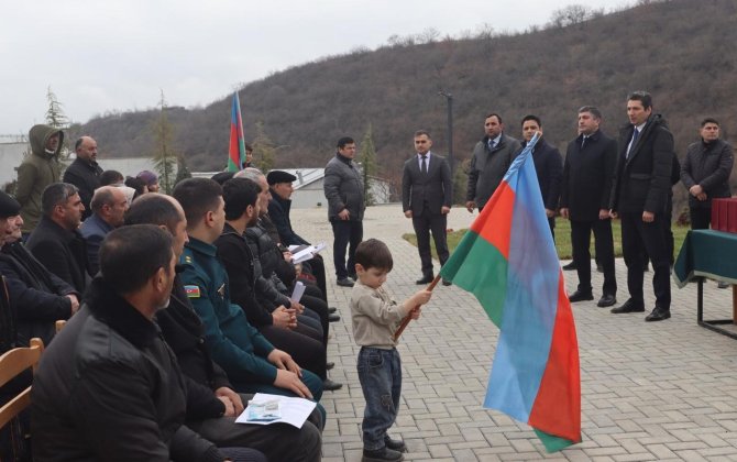Növbəti köç karvanı Xanabad kəndinə çatıb - FOTOLAR