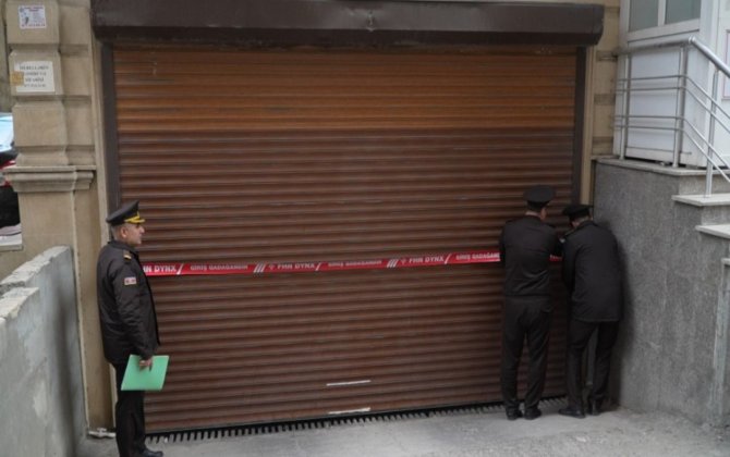 Bakıda yanğın təhlükəli mağazanın fəaliyyəti məhdudlaşdırıldı - VİDEO