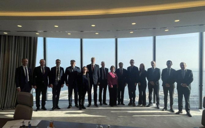 Hikmət Hacıyev Şimali Avropa-Baltik əməkdaşlıq formatına daxil olan ölkələrin XİN nümayəndələri ilə görüşüb