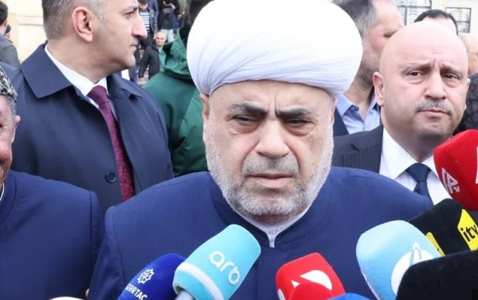 Şeyxülislam Yaxın Şərqdə baş verən gərginliklə bağlı tərəfləri dialoqa çağırdı