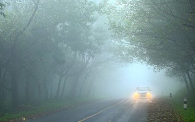 На некоторых дорогах ожидается туман
