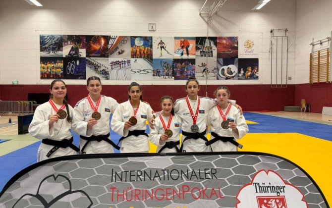 Азербайджанские дзюдоистки завершили Кубок Тюрингии с 6 медалями