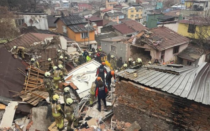 İstanbulda iki bina uçub: 9 nəfər xilas edilib - YENİLƏNDİ