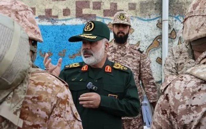 SEPAH komandanı İranın şimal-qərb sərhədində