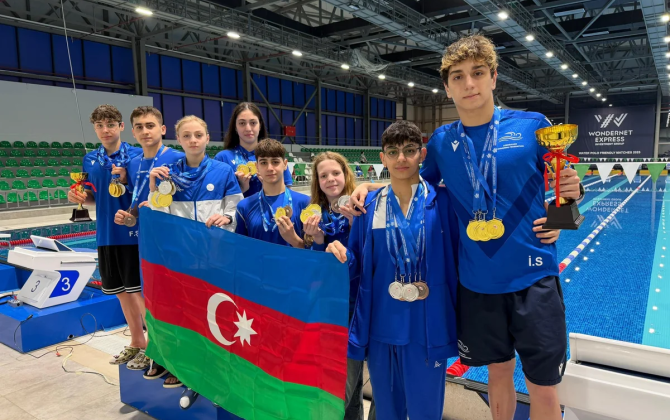 Azərbaycan üzgüçüləri Kutaisidə keçirilən Açıq Yaz Kubokunda uğurlu nəticələr əldə ediblər