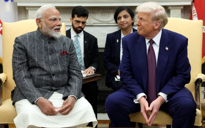 Tramp və Modi Yaxın Şərqdəki vəziyyəti müzakirə edib