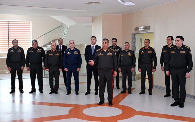 MN rəhbərliyi hərbi hospitalda olub - FOTO