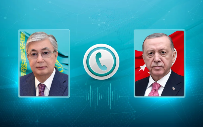 Tokayev Ərdoğanla qarşıdakı səfərləri müzakirə edib