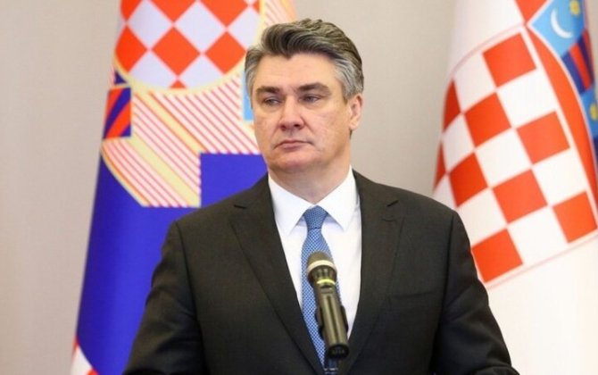 Xorvatiya Prezidenti Aİ-nin qərarına etiraz etdi