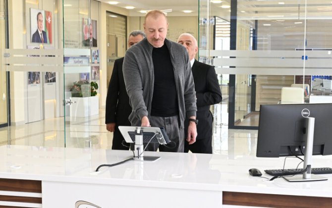 Ильхам Алиев на открытии Центра хранения энергии на основе аккумуляторных батарей «Абшерон»-ФОТО