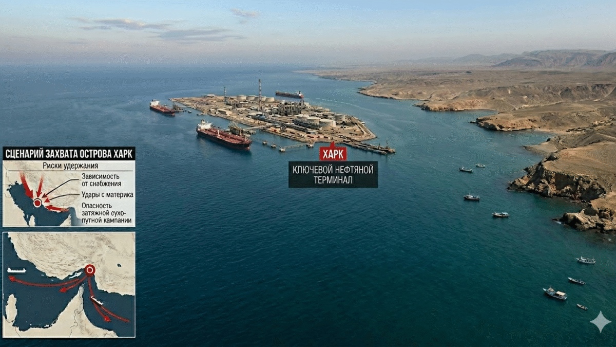 СМИ: Иран укрепляет безопасность острова Харк для защиты от наземной атаки США