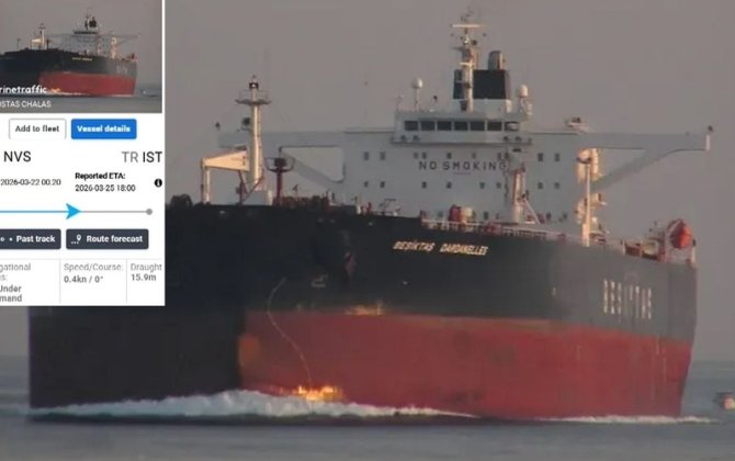 Türkiyəyə məxsus neft tankeri DRONLA VURULDU