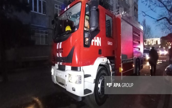 В Гяндже при пожаре в доме погиб человек
